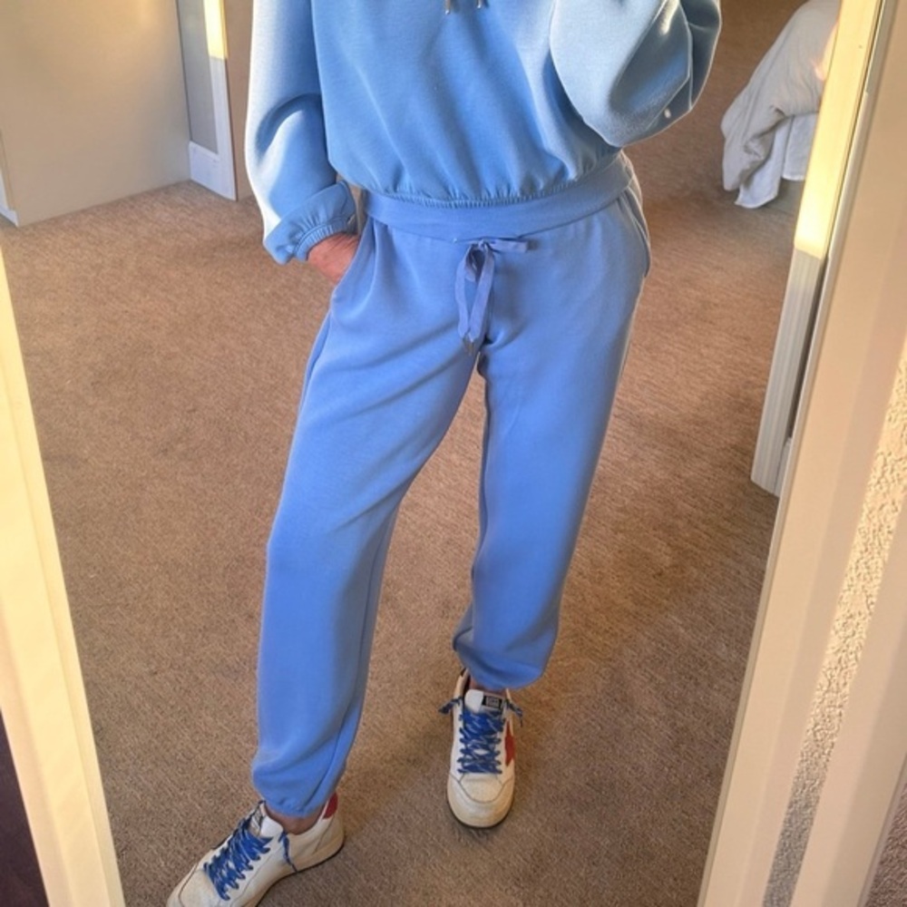 SPANX AirEssentials Jogger Pants in Cornflower Blue